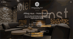 Desktop Screenshot of hotelpost.ch